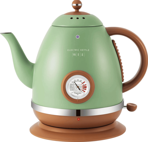 PSE303 1500W Electric kettle instrument type dial thermometer kettle electric kettle 1.5L gooseneck coffee teapot 360 degree rotating base separa PSE303 1500W Electric kettle instrument type dial thermometer kettle electric kettle 1.5L gooseneck coffee teapot 360 degree rotating base separa