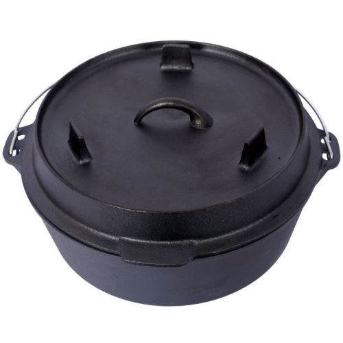 Outdoor Camping Deep Pot for Camping Cooking BBQ Baking Outdoor Camping Deep Pot for Camping Cooking BBQ Baking